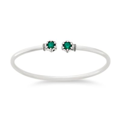 Cherished Birthstone Flexible Cuff Bracelet
