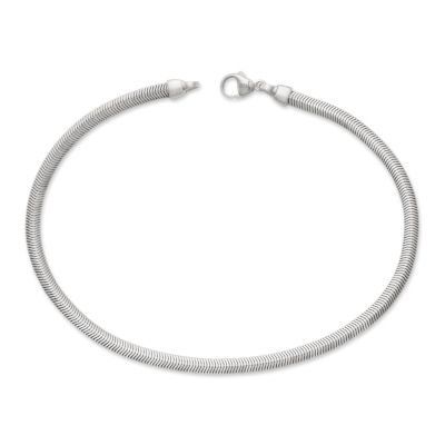 Rounded Herringbone Anklet