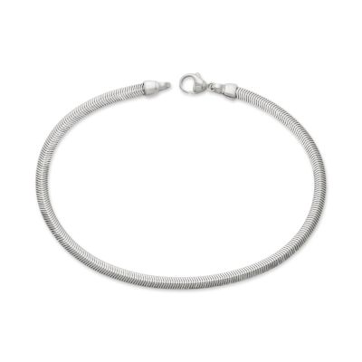Rounded Herringbone Anklet