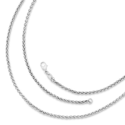 James Avery Braided Black Leather Necklace - 24 in.