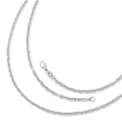 James Avery 18K White Gold Fine Cable Chain - 18 in.