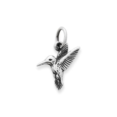 Hummingbird Pendants Metal Charms (6 pcs)