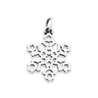 Sterling Silver Snowflake Charm, Charm Factory