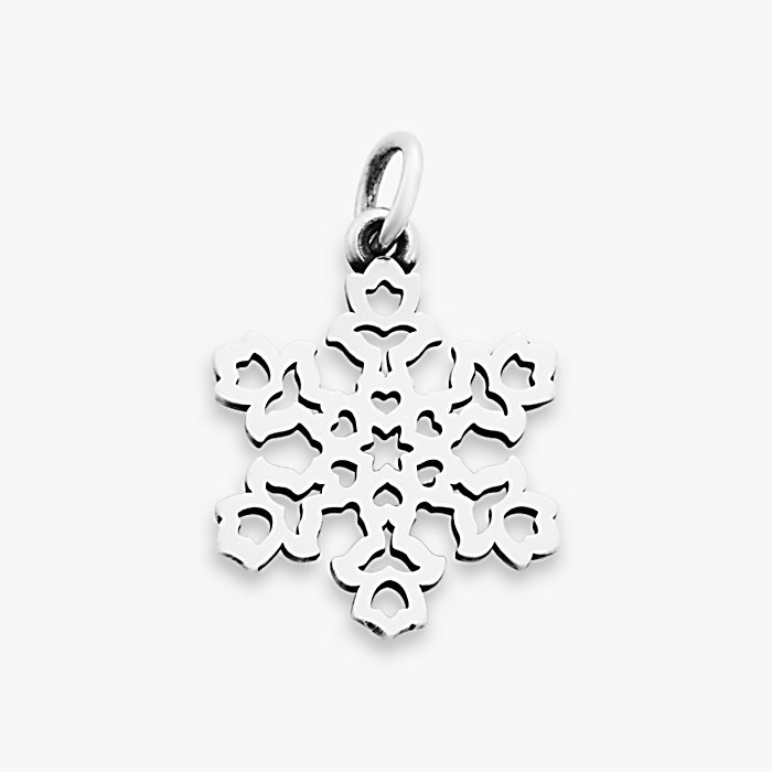 James Avery Dutch Snowflake Charm - Sterling Silver