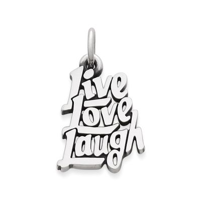 "Live, Love, Laugh" Charm