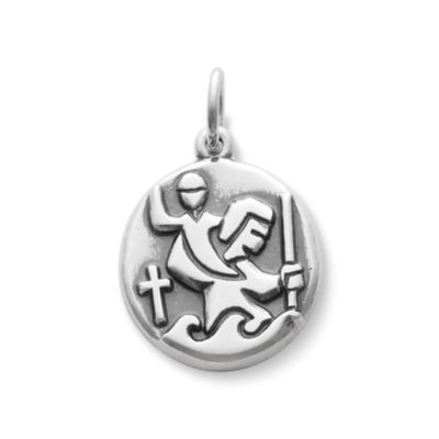 Silver Cross Charms Religious Charm (6pcs / 12mm x 20mm / Tibetan Silver / 2 Sided) Catholic Christian Pendant Necklace Bracelet CHM1296
