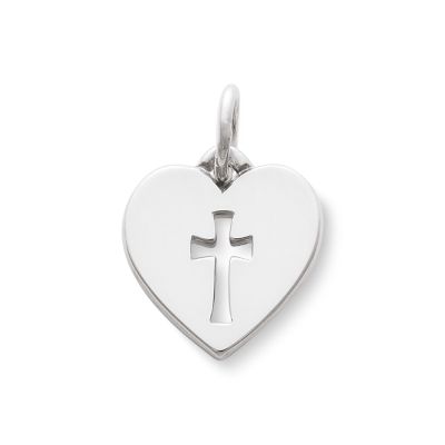 Crosslet Heart Charm