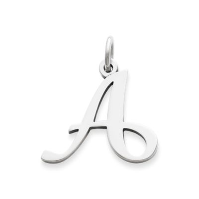 Personalized Name Custom Glass Jewelry Making Charms Script Silver / 1 Charm