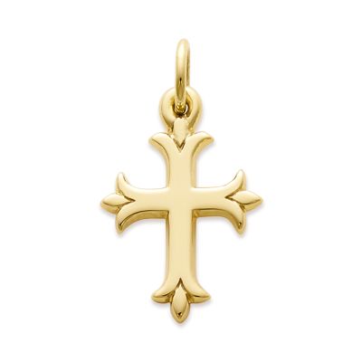 Fleuree Cross Key Chain in Bronze