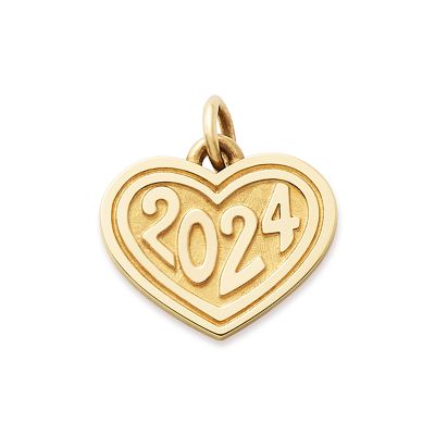 Heart Year Charm