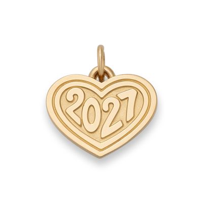 Heart with Year Charm