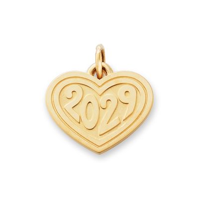 Heart with Year Charm