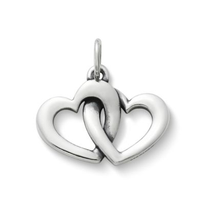 James Avery Twisted Wire Connected Hearts Charm Bracelet - Small