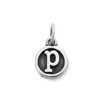 Vintage Type Initial Charm