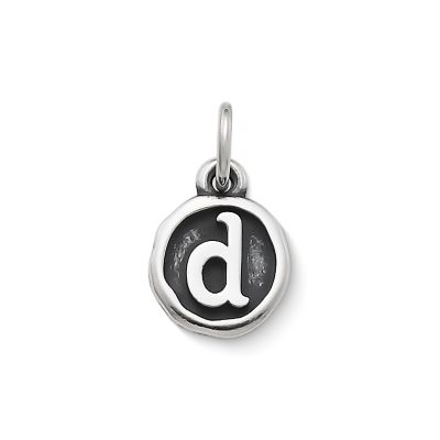 Vintage Type Initial Charm
