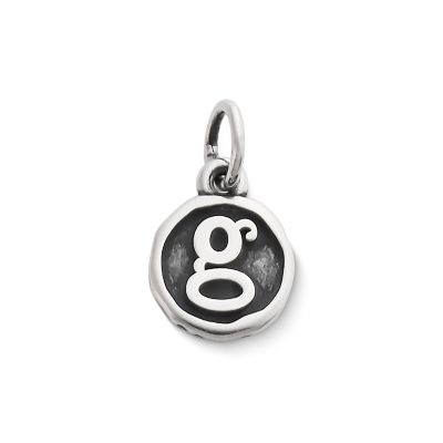 Vintage Type Initial Charm