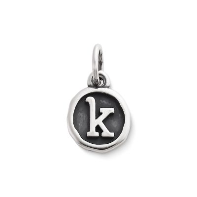 Vintage Type Initial Charm