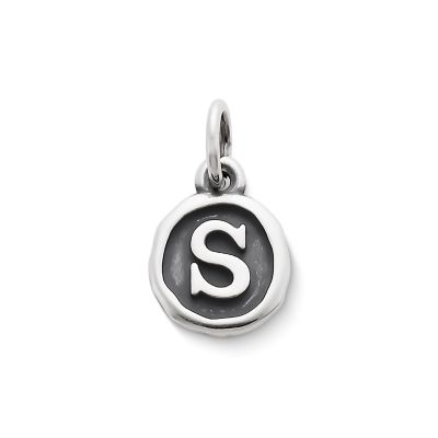 Vintage Type Initial Charm