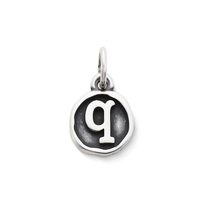 Vintage Type Initial Charm