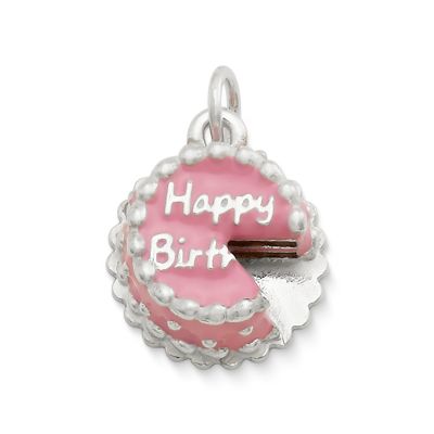  Realistic Chocolate Cake Charm Necklace