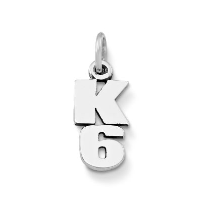 James avery k charm discount