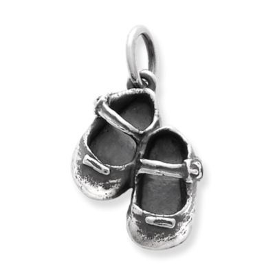 Baby shoe charms hot sale with birthstone