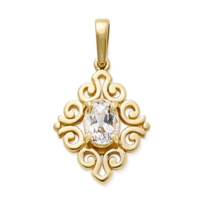 Spanish Lace Birthstone Pendant