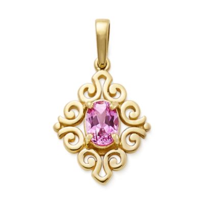 Spanish Lace Birthstone Pendant