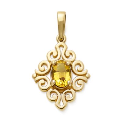 Spanish Lace Birthstone Pendant