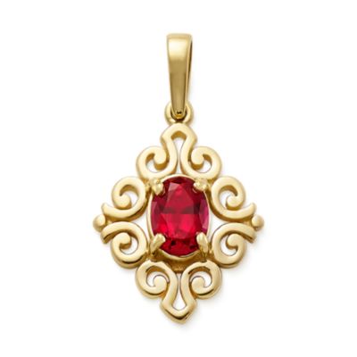 Spanish Lace Birthstone Pendant