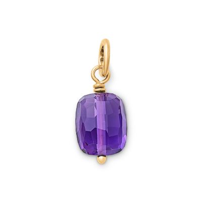 Faceted Gemstone Bead Pendant