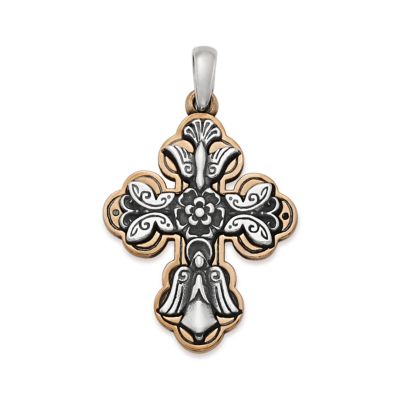 James avery deals gold cross pendant