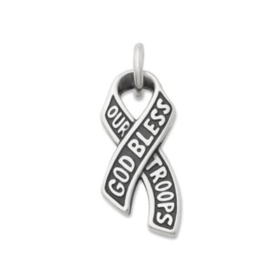 "God Bless Our Troops" Charm