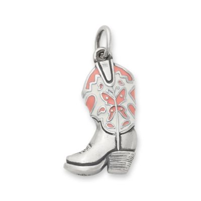 Enamel Western Boot Charm