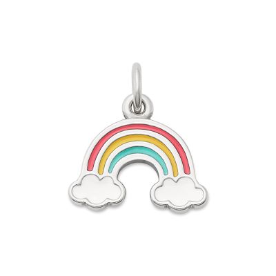 Enamel Zipper Pull Charms - Rainbows - 752106754225