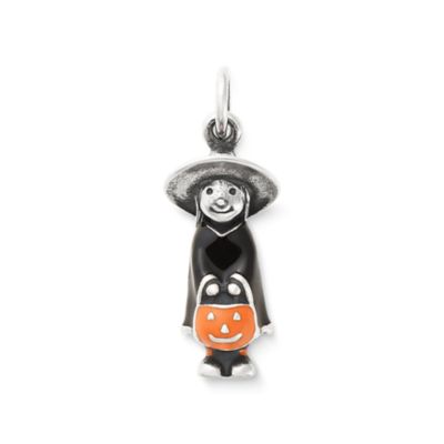 Witch Hat 14K Gold Charm, Halloween Charms