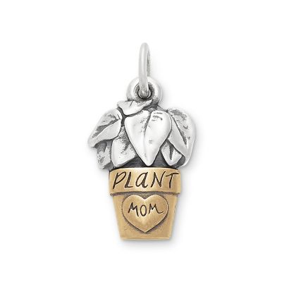 James Avery Plant Mom Charm - Sterling Bronze