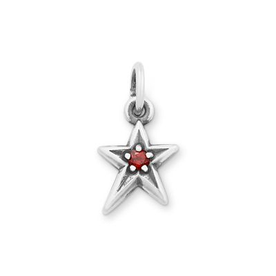 Birthstone Crystal Star Floating Charms Aqua Blue (10 Pack