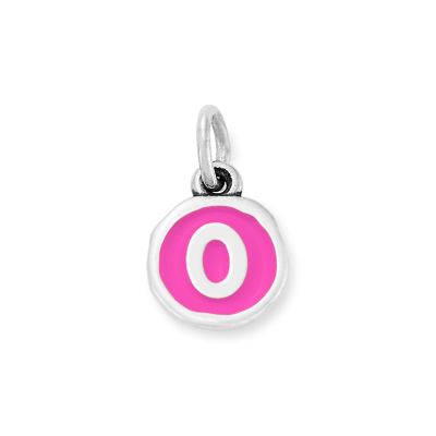 Enamel Initial Disc Charm