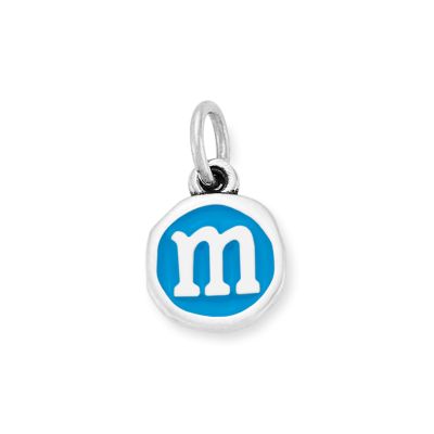 Enamel Initial Disc Charm