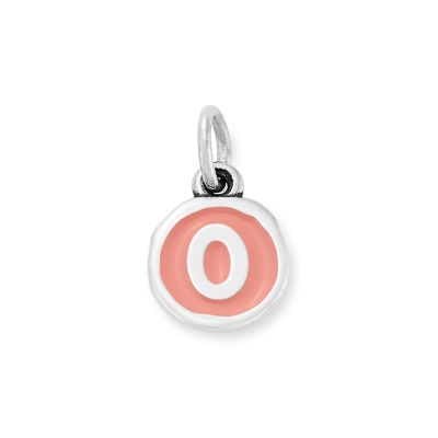 Enamel Initial Disc Charm