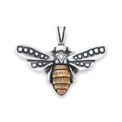 Large Bee Jewelry Charm - Bronze