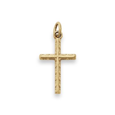 Petite Elegant Cross Charm