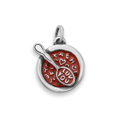 James Avery Enamel Whataburger Fancy Ketchup Charm