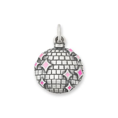 Enamel Disco Ball Charm