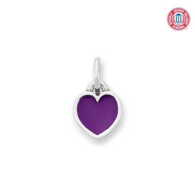 Enamel Louisiana State University Connected Hearts Charm