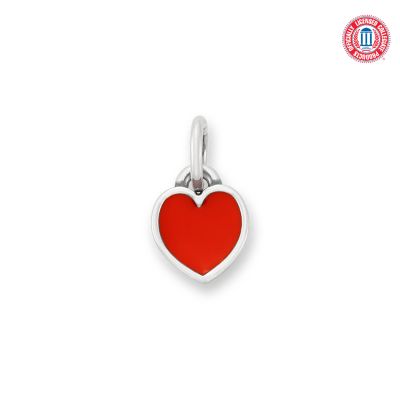 Enamel Texas Tech University Connected Hearts Charm