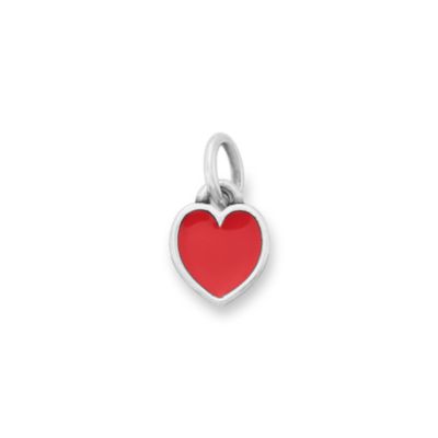 Enamel Connected Hearts Charm