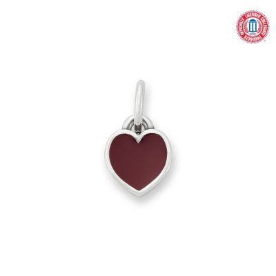Enamel Texas State University Connected Hearts Charm