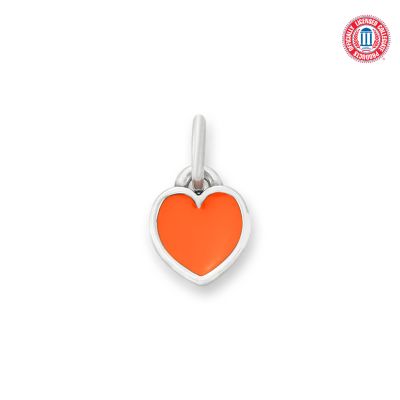 Enamel Oklahoma State University Connected Hearts Charm